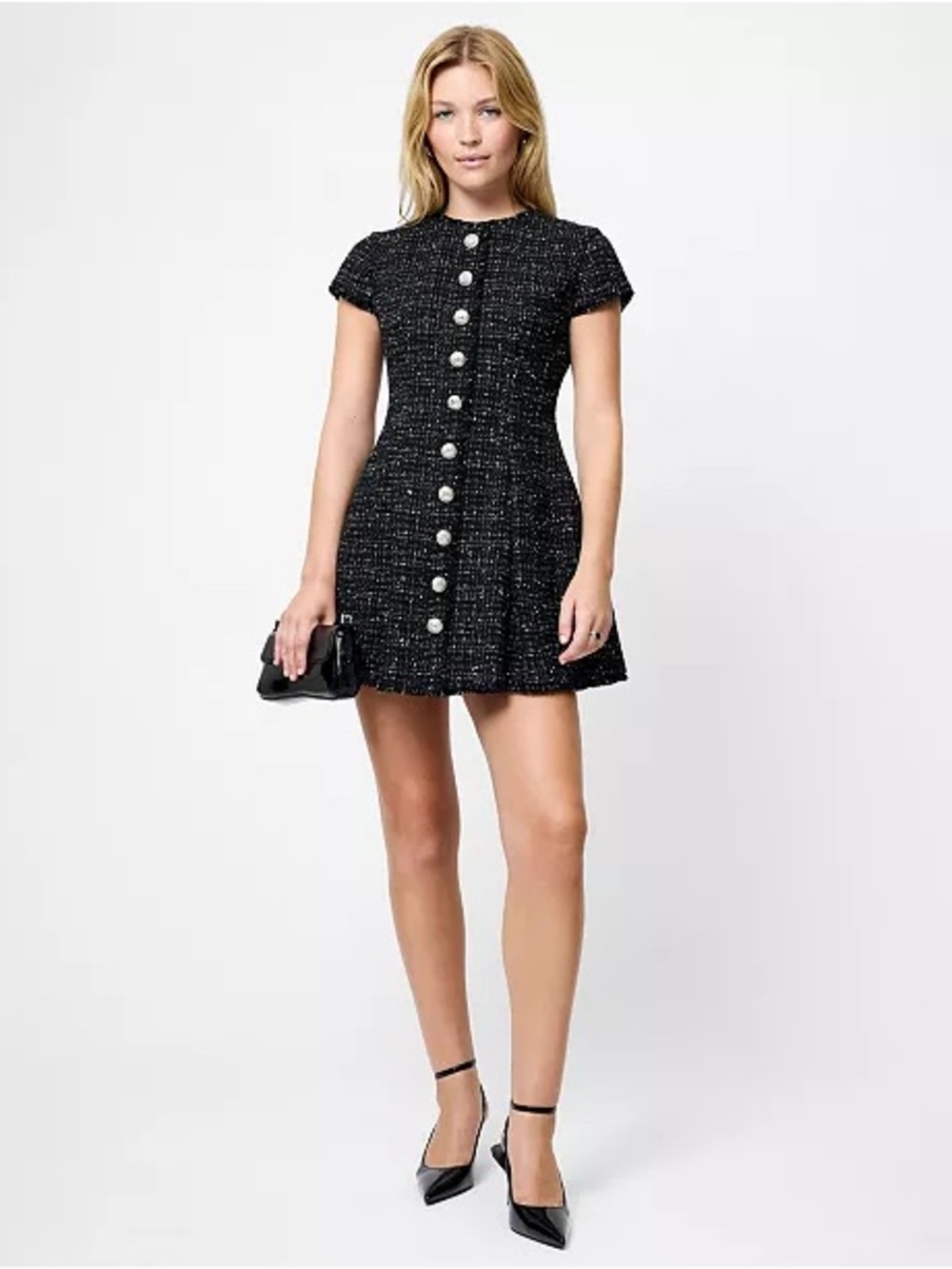 French Connection Classic Tweed Dress, NWT size 2